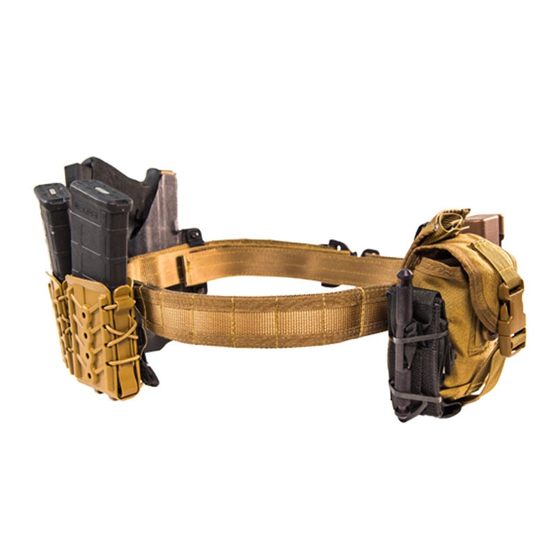 High Speed Gear Operator Belt Coyote with gear attached