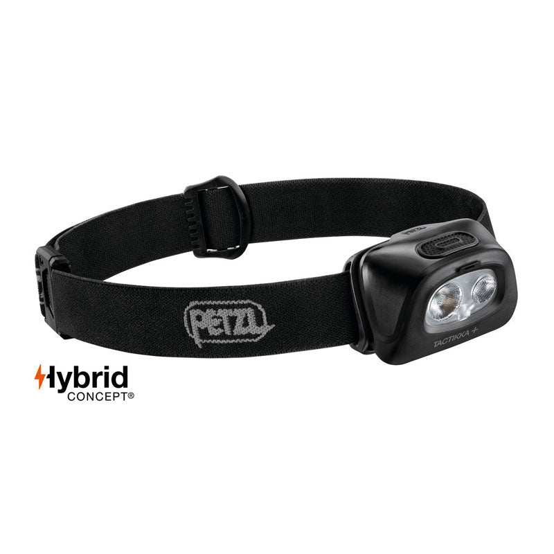 Petzl TACTIKKA+ Headlamp Black 350 Lumens - Extreme Outfitters