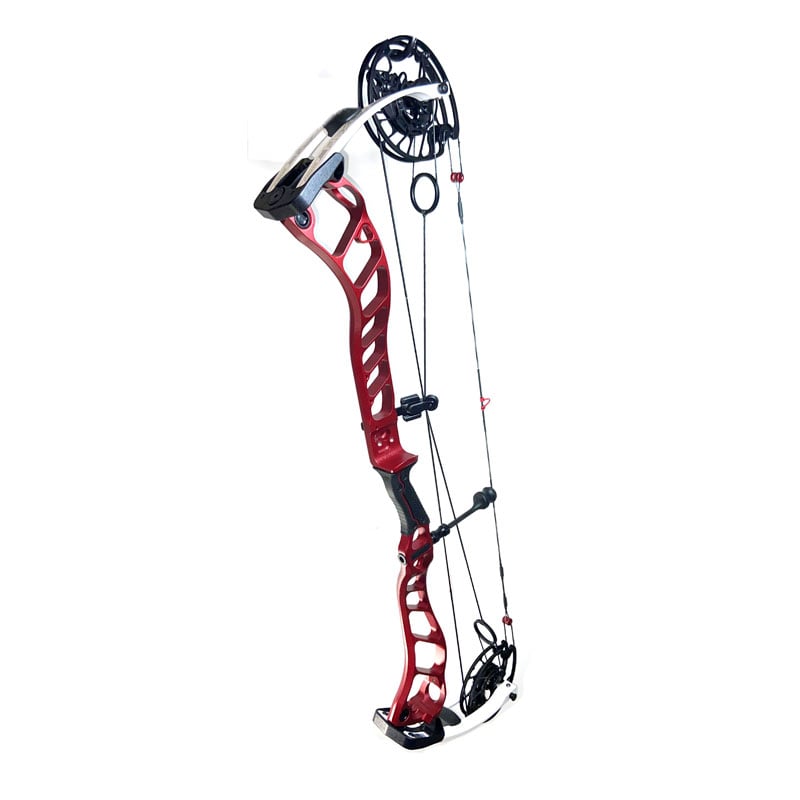 2021 Prime Nexus 6 Deep Red Riser White Limbs Compound Bow - 60# Right Hand