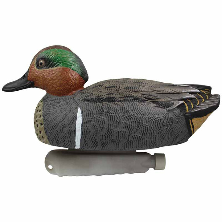 Cupped Waterfowl Greenwing Teal Duck Decoys 6 Pack - Extreme Outfitters