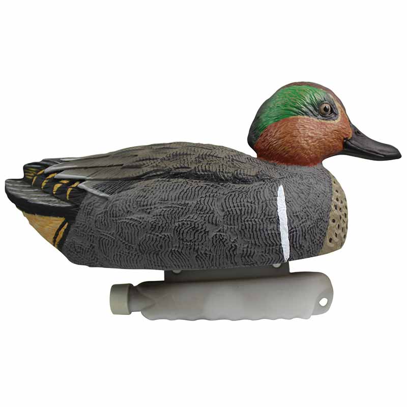 Cupped Waterfowl Greenwing Teal Duck Decoys 6 Pack - Extreme Outfitters