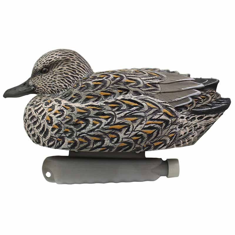 Cupped Waterfowl Greenwing Teal Duck Decoys 6 Pack - Extreme Outfitters