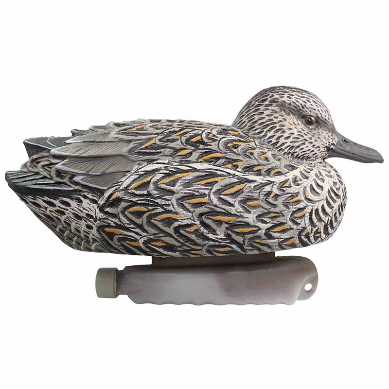 Cupped Waterfowl Greenwing Teal Duck Decoys 6 Pack - Extreme Outfitters