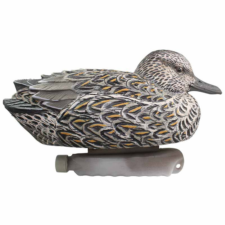 Cupped Waterfowl Greenwing Teal Duck Decoys 6 Pack - Extreme Outfitters