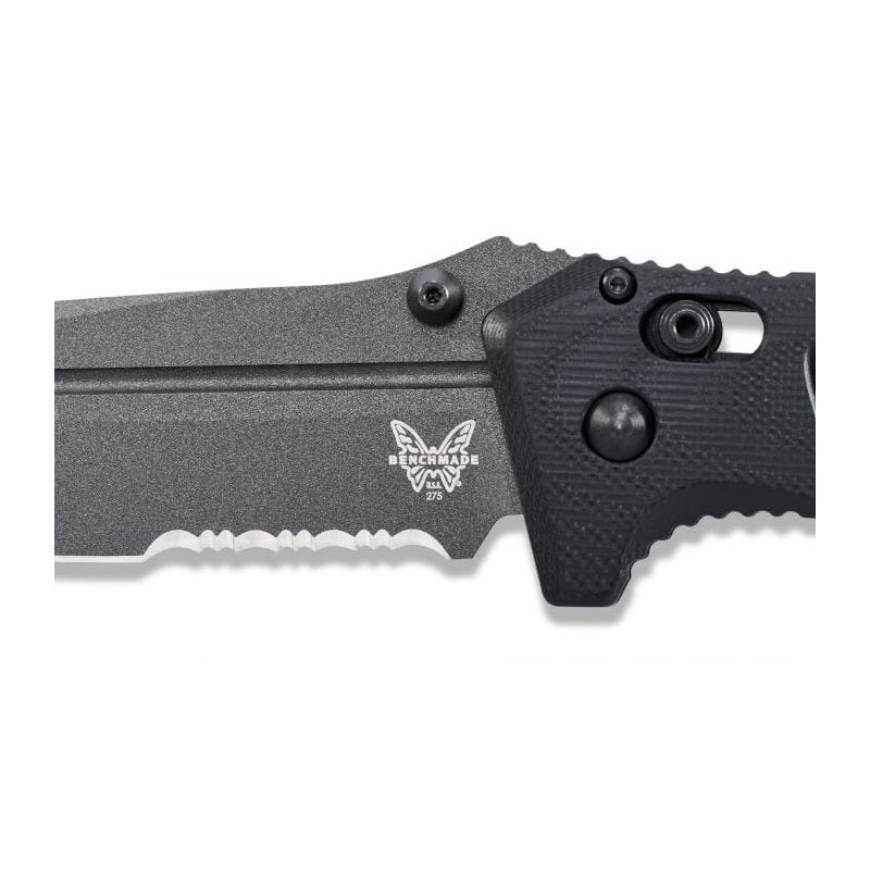 Benchmade 275SGY-1 Sibert Adamas Axis Stud - Tungsten Grey/ Black