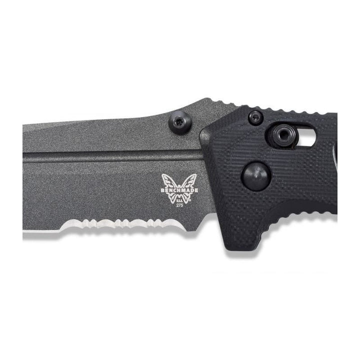 Benchmade 275SGY-1 Sibert Adamas Axis Stud - Tungsten Grey/ Black