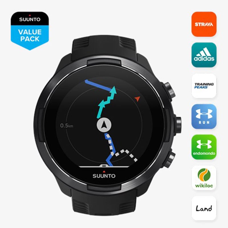Suunto 9 Baro GPS Watch Black
