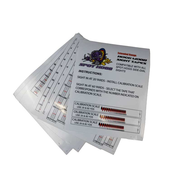 Spot Hogg Sight Tape Extended Range - Extreme Outfitters