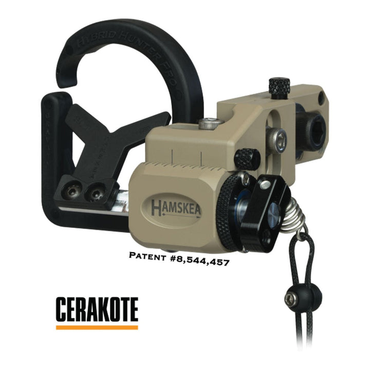 Hamskea Hybrid Hunter Pro Cerakoted Microtune Arrow Rest Tan