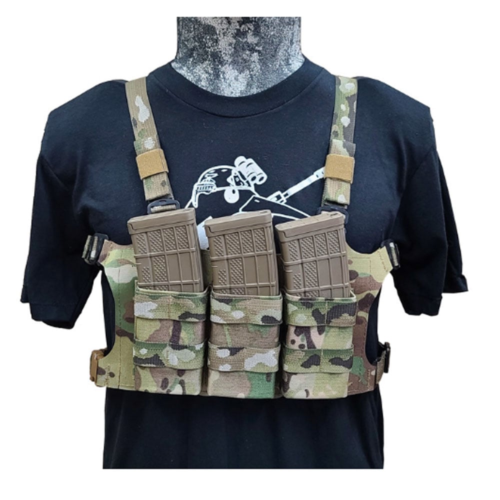 Esstac Triple Piggy Chest Rig Loaded