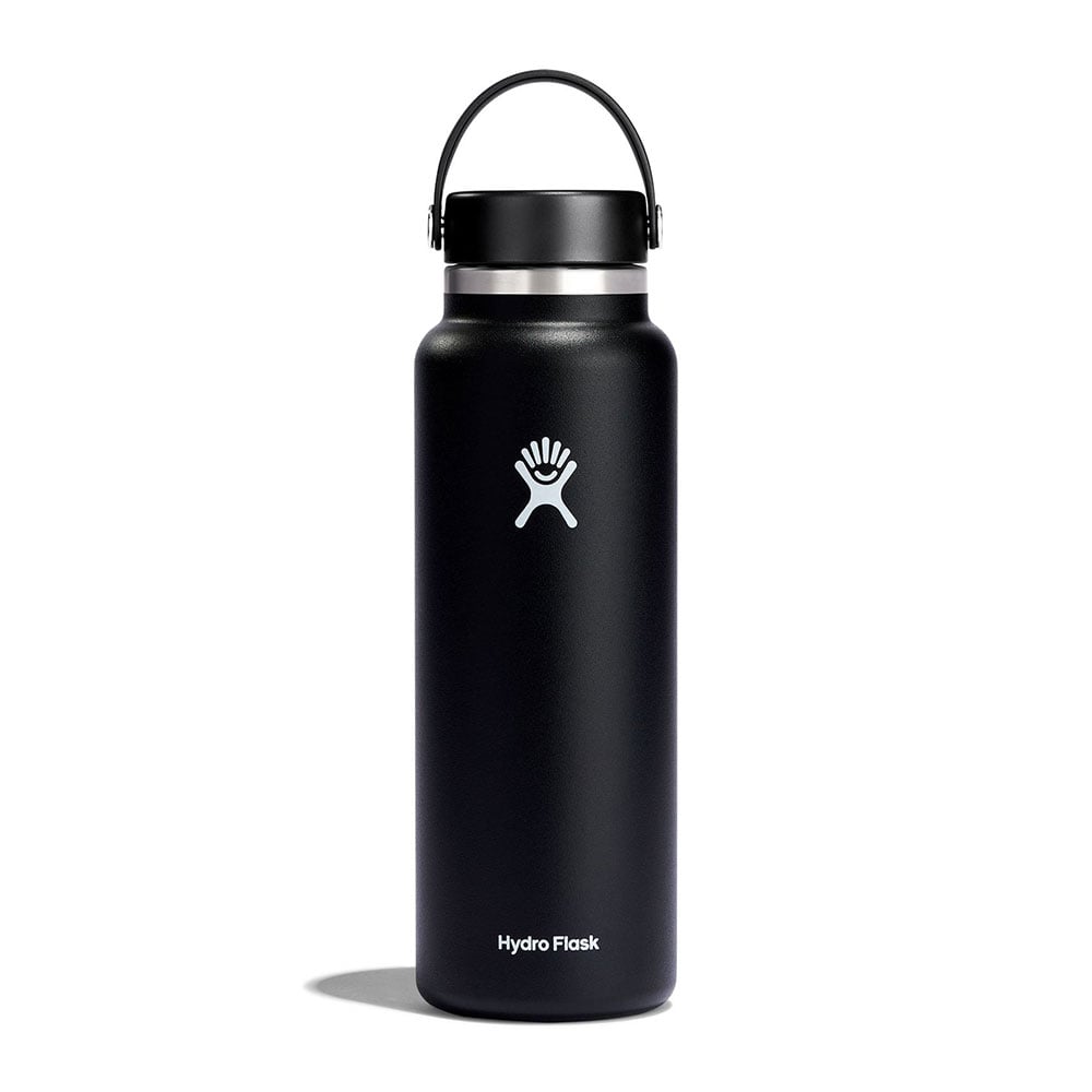 Hydro Flask 40oz Wide Mouth Stone Black