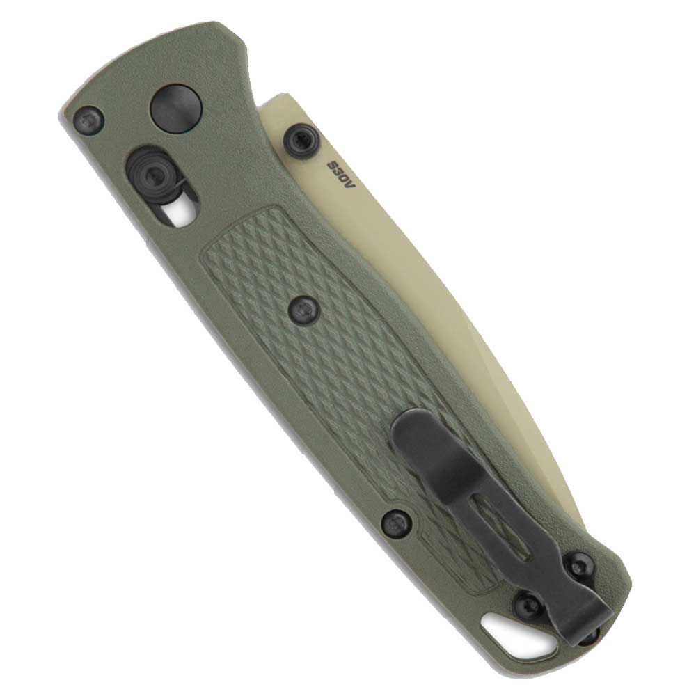 Benchmade 535TN-11 Bugout AXIS Lock Knife Dark Olive Grivory Pocket Clip