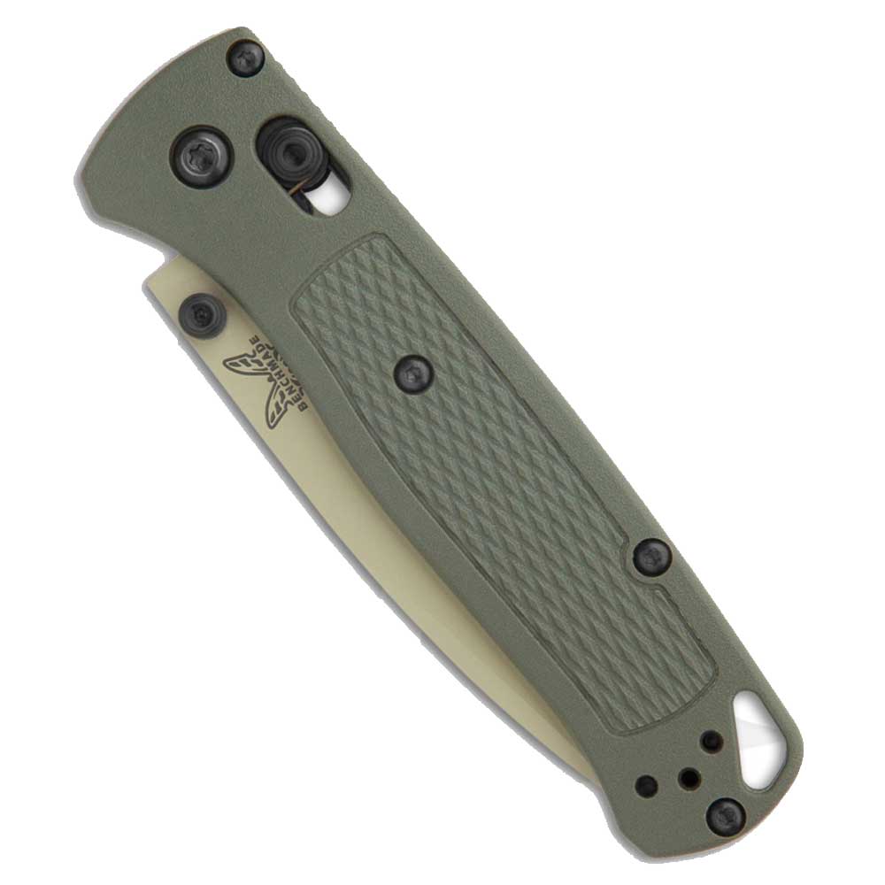 Benchmade 535TN-11 Bugout AXIS Lock Knife Dark Olive Grivory Closed
