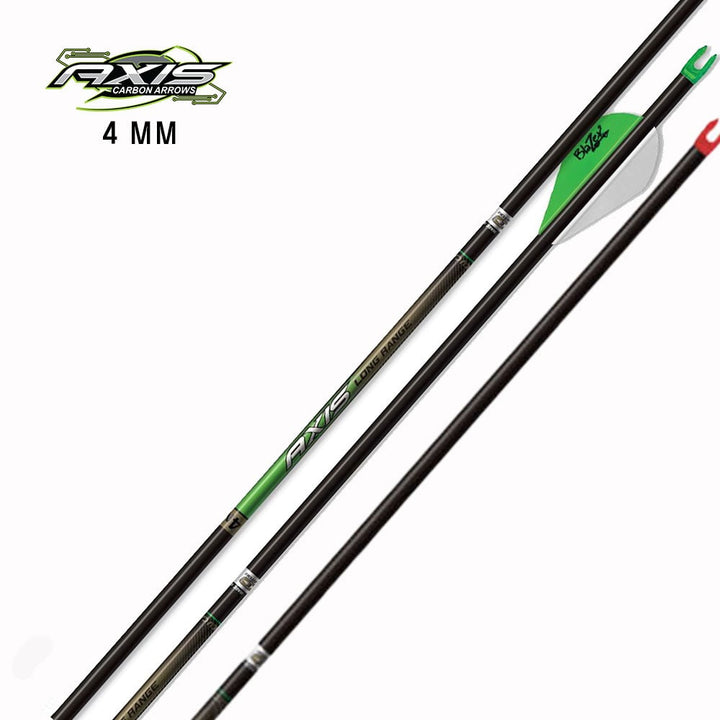 Easton Axis 4mm Long Range Fletched Arrows