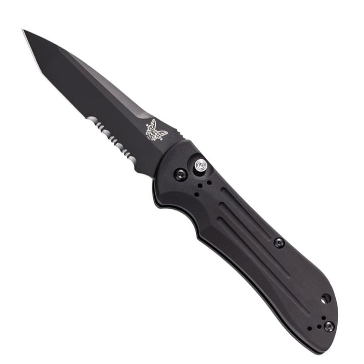Benchmade 9101SBK Auto Stryker Black Tanto Serrated Edge - Extreme Outfitters
