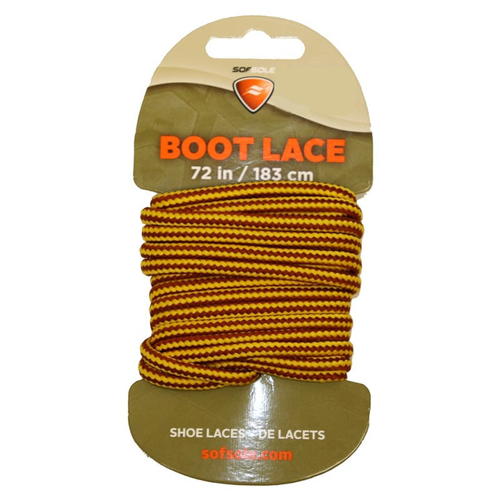 Round Boot Laces Waxed Gold/Brown 72" - Extreme Outfitters