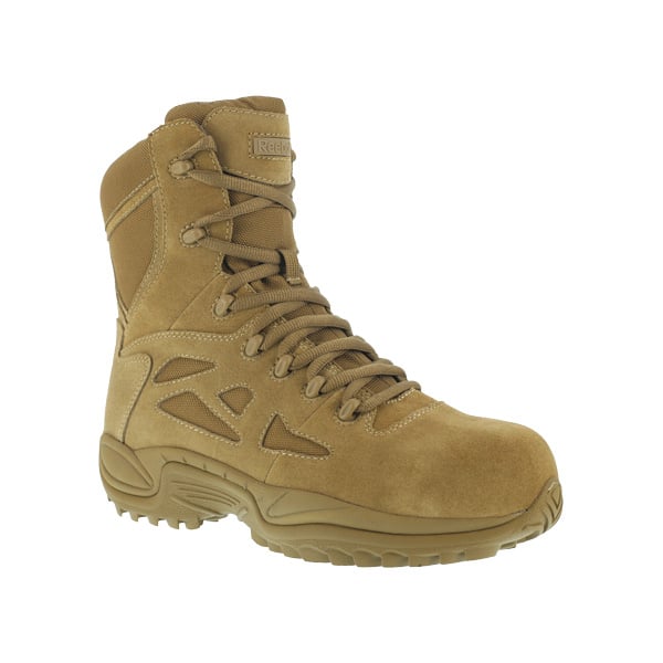 Reebok Rapid Response 8" Stealth Side Zip Coyote Boot - RB8850