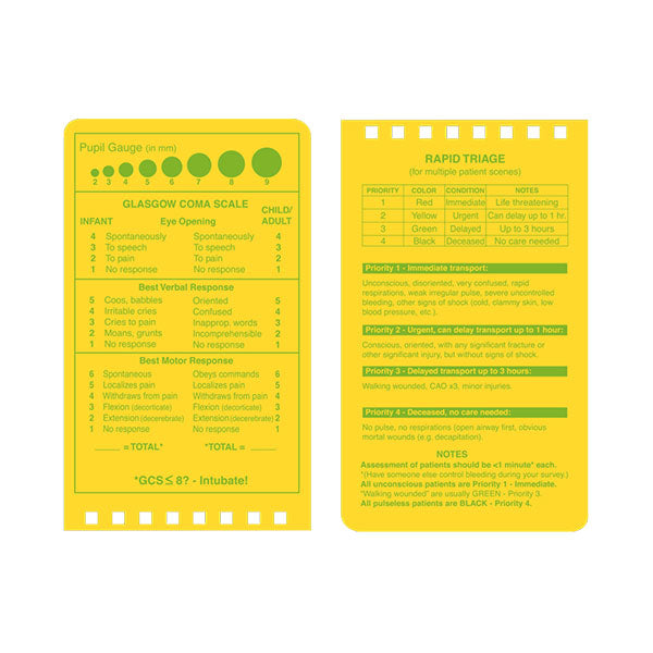 3" X 5" EMS Notebook - Extreme Outfitters