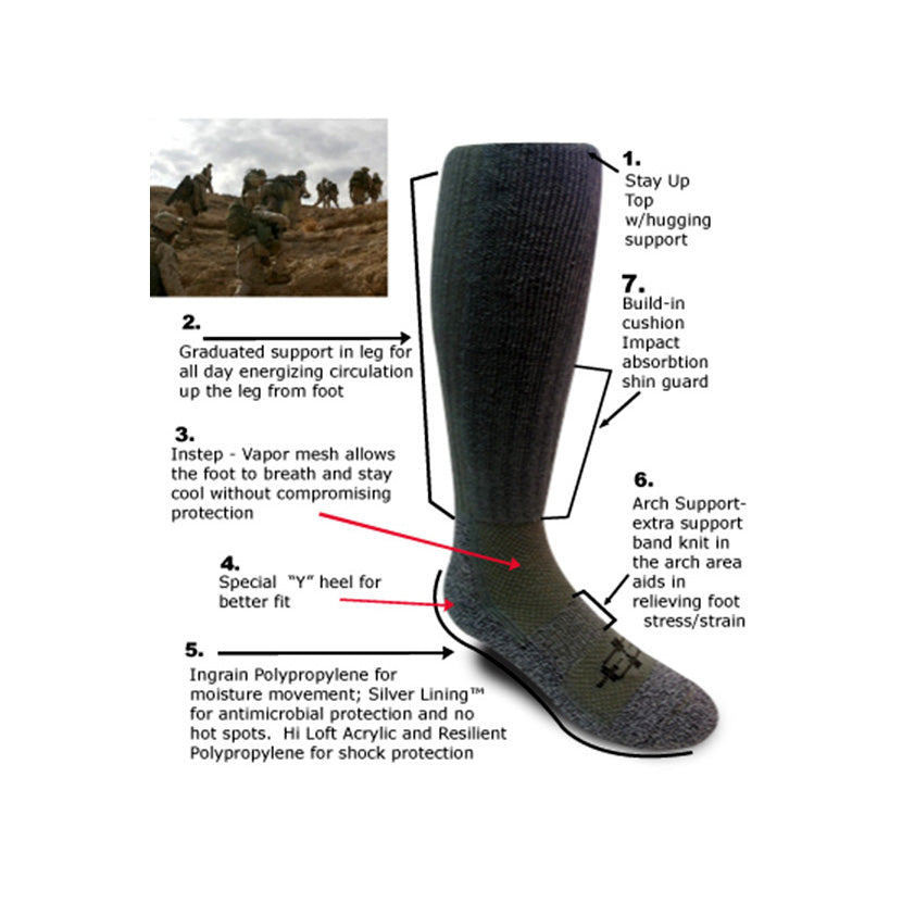 Rock Infiltrator Sock Covert Threads