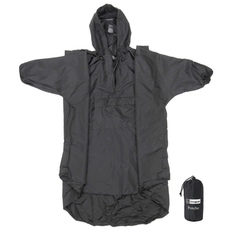 Patrol Poncho Black - Extreme Outfitters