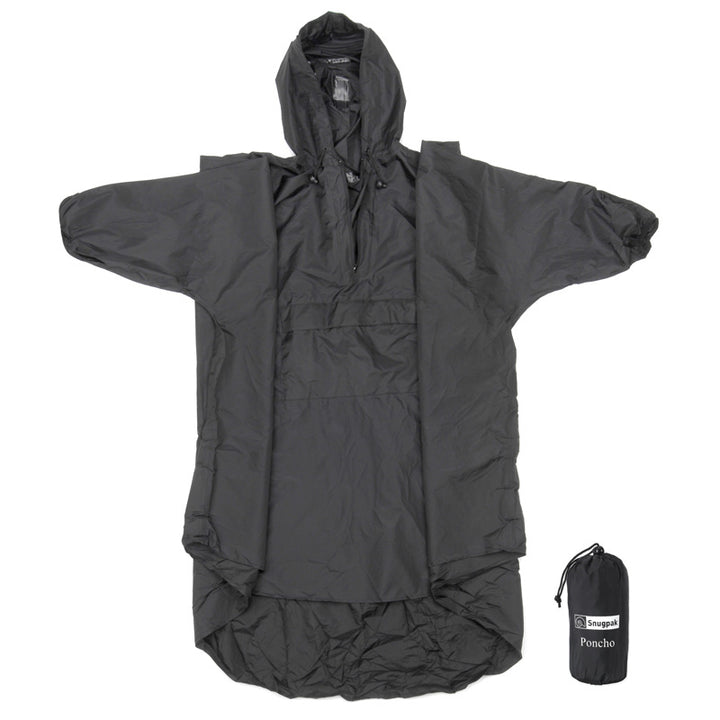 Patrol Poncho Black - Extreme Outfitters