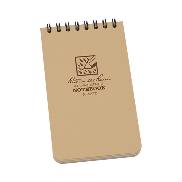 3" X 5" Top Spiral Notebook Tan - Extreme Outfitters