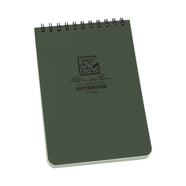 4" X 6" Top Sprial Notebook Olive Drab - Extreme Outfitters