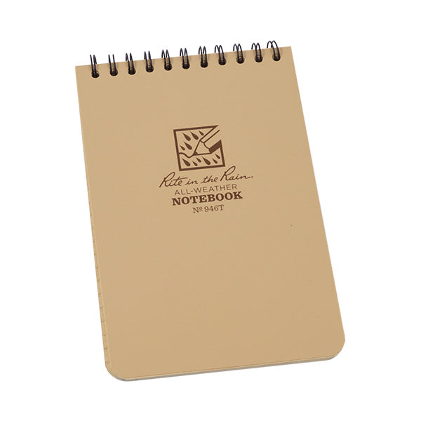 4" X 6" Top Sprial Notebook Tan - Extreme Outfitters