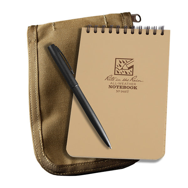 4" X 6" Top Sprial Notebook Kit Tan - Extreme Outfitters