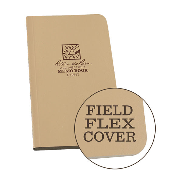 3 1/2" X 6" Tactical Memo Book Tan - Extreme Outfitters