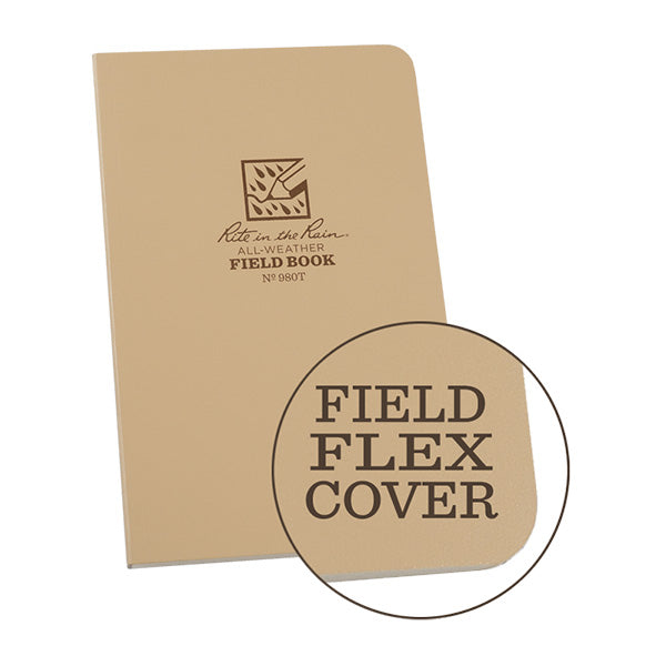 4 5/8" X 7 1/4" Tactical Field BookTan - Extreme Outfitters