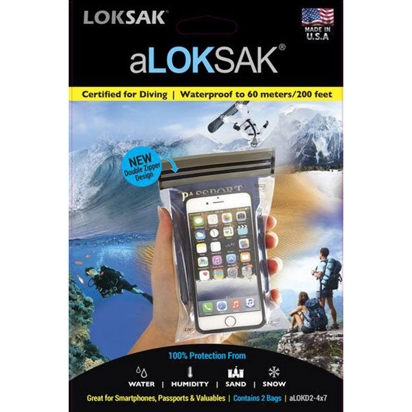 ALOKSAK 4"x7" (2pk) LOKSAK