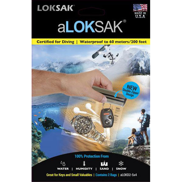 ALOKSAK 5"x4" (2PK) LOKSAK