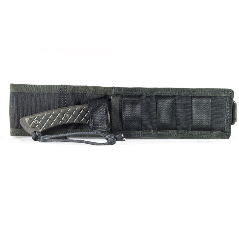 Spartan Blades Ares - Fighter/Combat Utility Black Blade - Green Handle - Black Nylon Sheath - Extreme Outfitters
