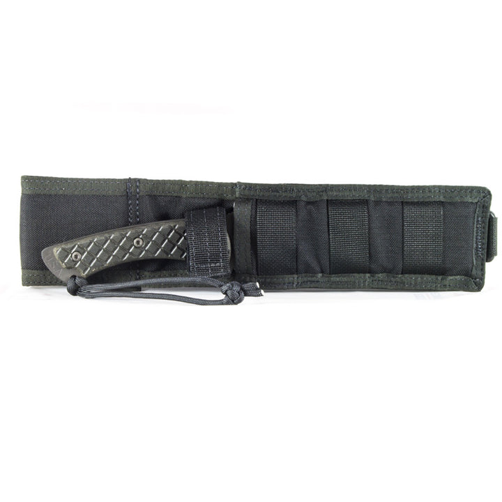Spartan Blades Ares - Fighter/Combat Utility Black Blade - Green Handle - Black Nylon Sheath - Extreme Outfitters