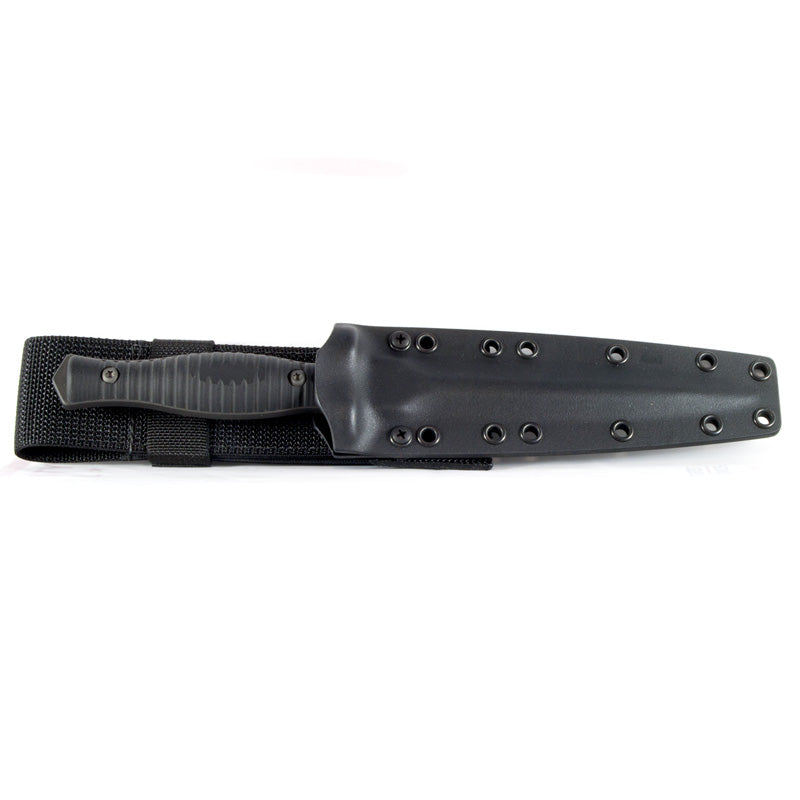 Spartan-George V-14 Dagger - Black Blade - Black Handle - Black Kydex Sheath - Extreme Outfitters