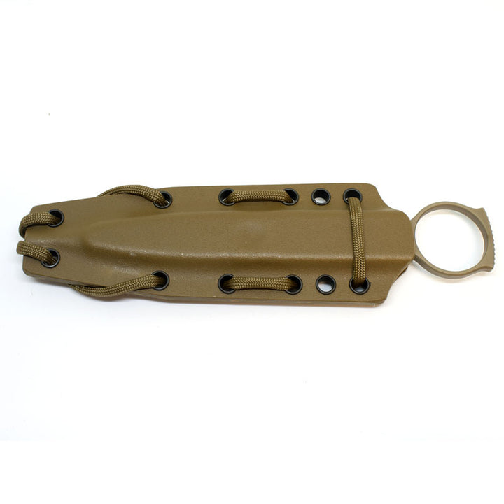Spartan Blades CQB Tool - FDE with Tan Kydex Sheath - Extreme Outfitters