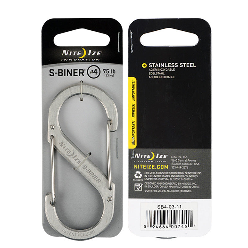 S-Biner Size #4 - Stainless - Extreme Outfitters