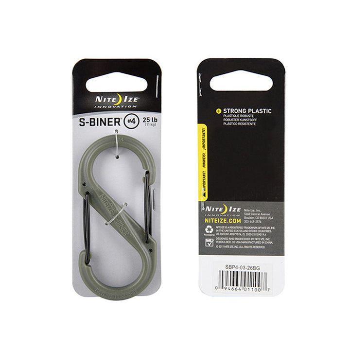 S-Biner #4 Foliage/Black Gates Nite-Ize