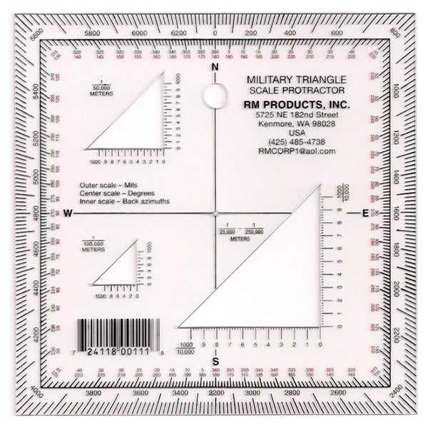 Military Triangle Protractor - Extreme Outfitters