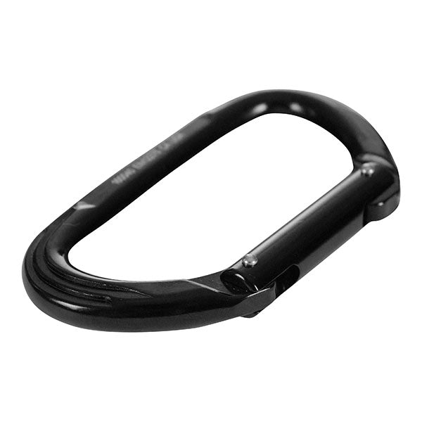 Vapor Straight Gate Nonlocking Carabiner - Black - Extreme Outfitters