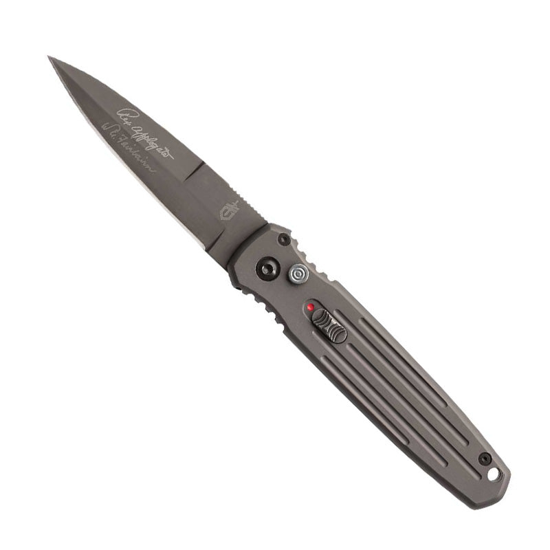 Covert Auto - Tactical Grey, Black Oxide, Fine Edge Gerber