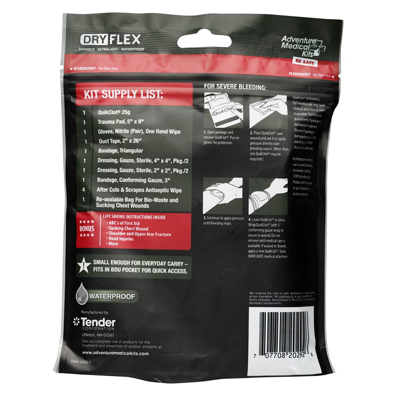 Trauma Pack with QuickClot Adventure Medical Kits