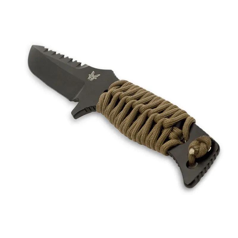 Benchmade 375BK Fixed Adamas Black, Black Sheath Benchmade