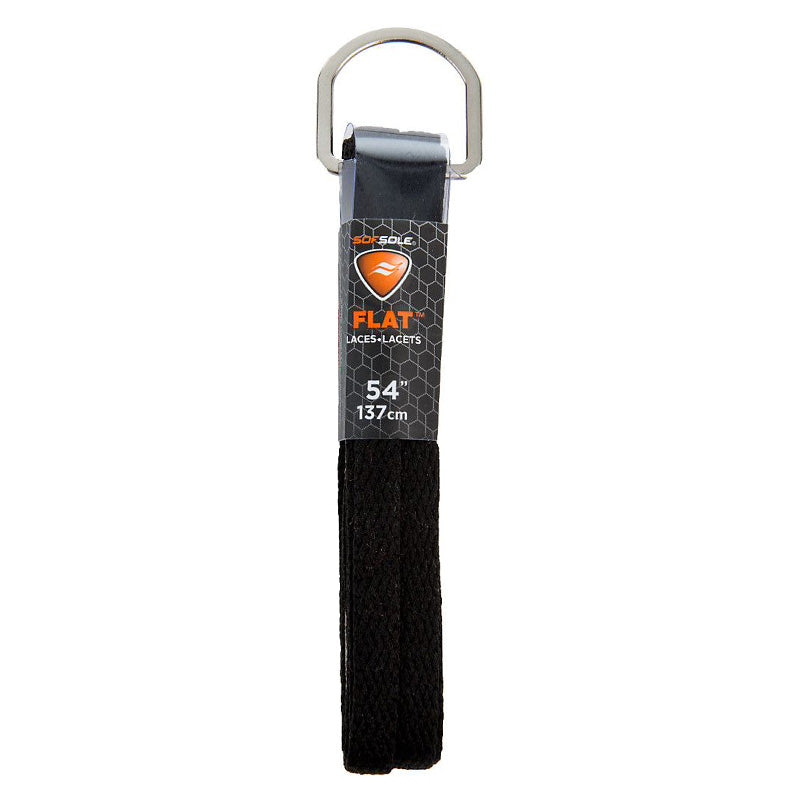 Flat Black Laces 54" Sof Sole