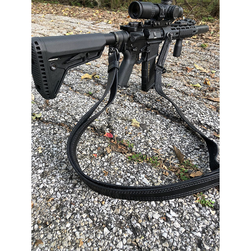 Leather 2 to 1 Sling Push Button QD - Extreme Outfitters