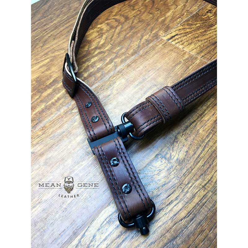 Leather 2 to 1 Sling Push Button QD - Extreme Outfitters