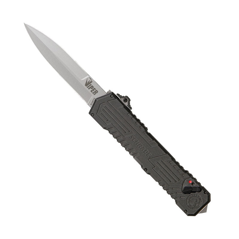 Viper Out The Front A/O - Double Edge Dagger Bead Blasted Blade Schrade