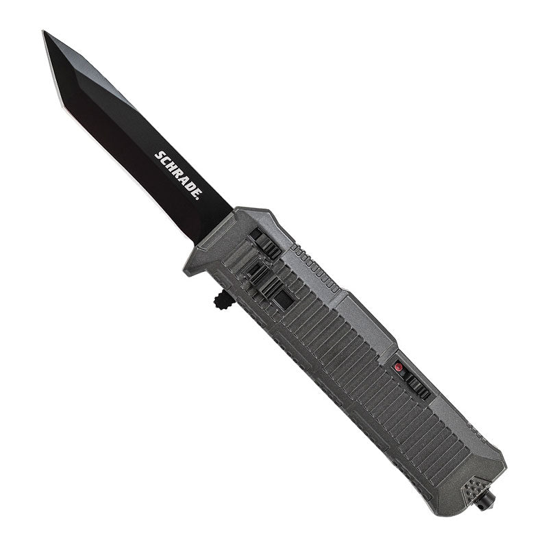 Out the Front Assist Tanto - Black Tanto Blade Schrade