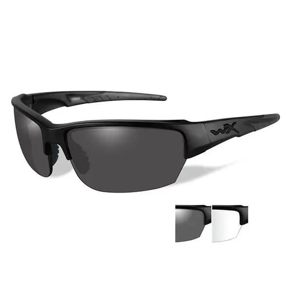 Saint Grey/ Clear/ Matte Black Frame Wiley X